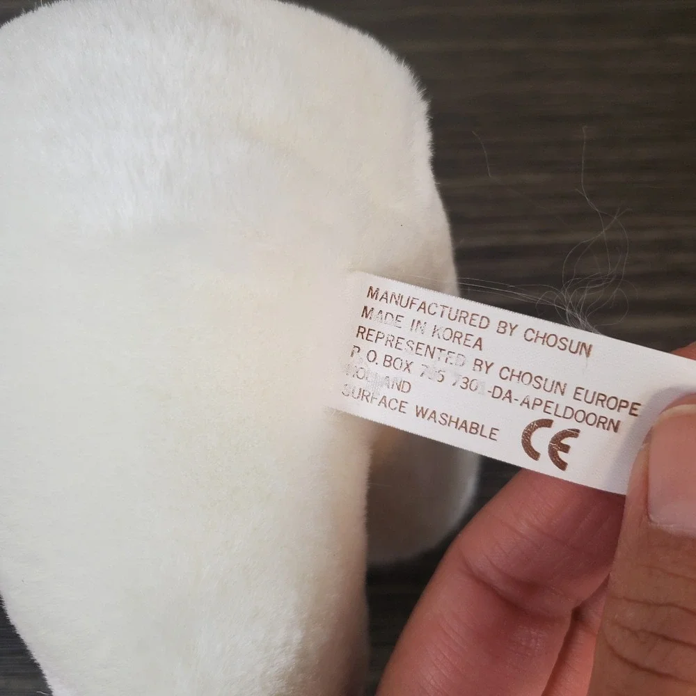 Vtg Chosun White Teddy Bear 6